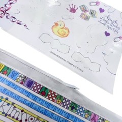 Craft Lot stickers Ribbons Vintage Scrapbooking Card Making Embellishments NEW