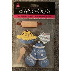 Provo Craft Stand-Outs 3D Paper Sculpture Scrapbooking Stickers Kitchen Baking