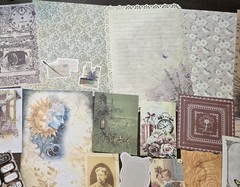 Junk Journal Kit Vintage Style Paper Stickers Tags Tickets Images Ephemera Craft