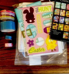 THE PAPER STUDIO ALL SEASONS CHIP BOARD AND FABRIC TAPE BUNDLE PRE-OWNED