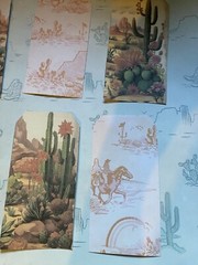 6JunkJournal Tags, Junk Journal Supplies, Scrapbooking, cactus tags ￼