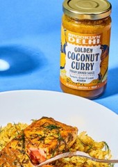 Brooklyn Delhi Golden Coconut Curry Indian Simmer Sauce, 12 Oz – Pack Of 2