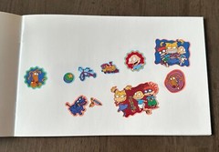 Rugrats My Sticker Album Book 1997 Viacom stickers Nickelodeon Sandylion Designs
