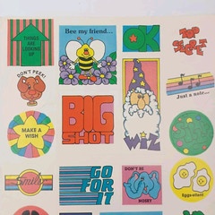 1985 Troll Associates Don’t Peek Stickers Reading Book Club School Unused Sheet