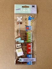Jolee’s Scrapbook World Travel Stickers Lot Of 8 Paris France London Italy