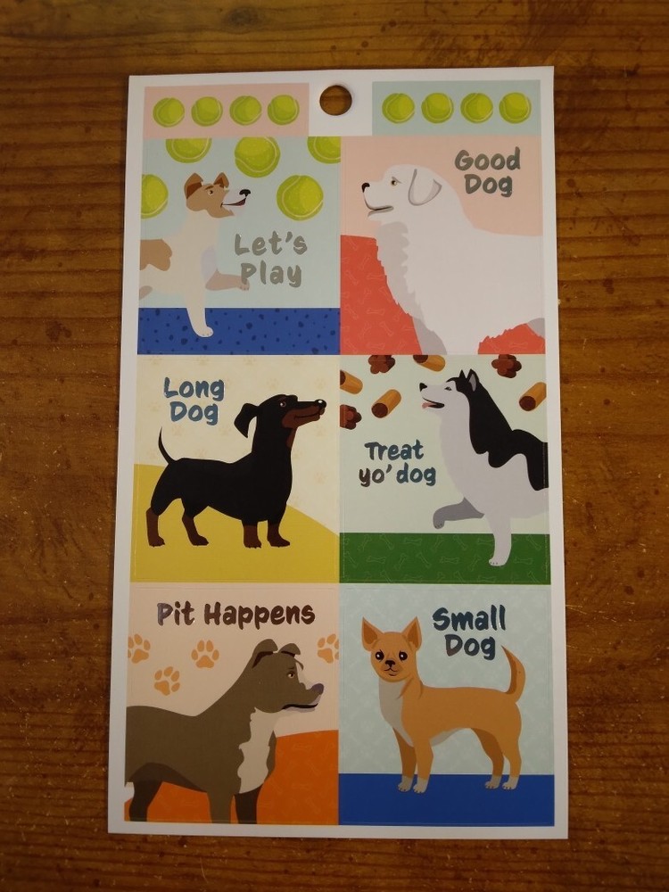 Recollections Planner stickers Dogs tennis balls 271385