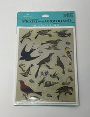 Vintage Hallmark Assorted Bird Birds Species Stickers Seals 4 Sheets NIP Sealed