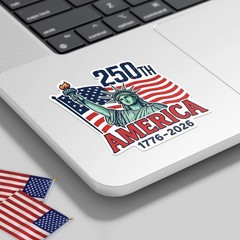 HANDICHI Design 5 Pack 2 Inch 250th Anniversary America Stickers 1776–2026, P…