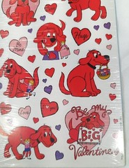 Vintage Clifford Valentines Day Stickety Do Da Stickers NIP NEW