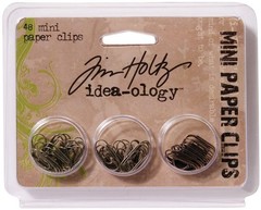 Advantus Metal Mini Paper Clips By Tim Holtz Idea-ology, 48 Per Kitchen