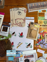 Large Mixed Lot of Metal Paper Thick Cardboard Scrapbooking Accents – includes