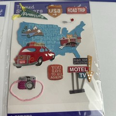 Lot of Road Trip & Camping Stickers! Themed Stickers Jolee’s Boutique