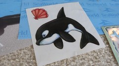 SEAWORLD Adventure Parks Epoxy Stickers & 58 other Stickers Scrapbook Pages NEW