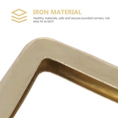 50Pcs Reusable Iron Book Corner Covers Vintage Style Golden Protectors