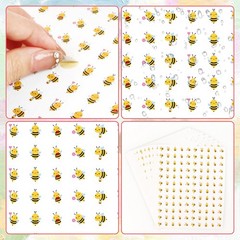 3000 Pcs Bee Stickers Bumble Bee Decals Self-Adhesive Stickers for Boys Girls…