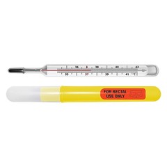 Red for Rectal Use Only Stickers / 500 Small Labels / 0.375″ x 1.5″ Fluorescent