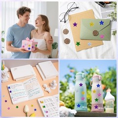 2100 Pack,6 Colors, Holographic Small Star Stickers for Kids Reward, Behavior…