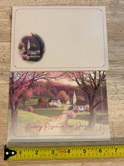 Easter Holiday Card, Note, & Sticker Lot – 9 Cards w/ Envelopes