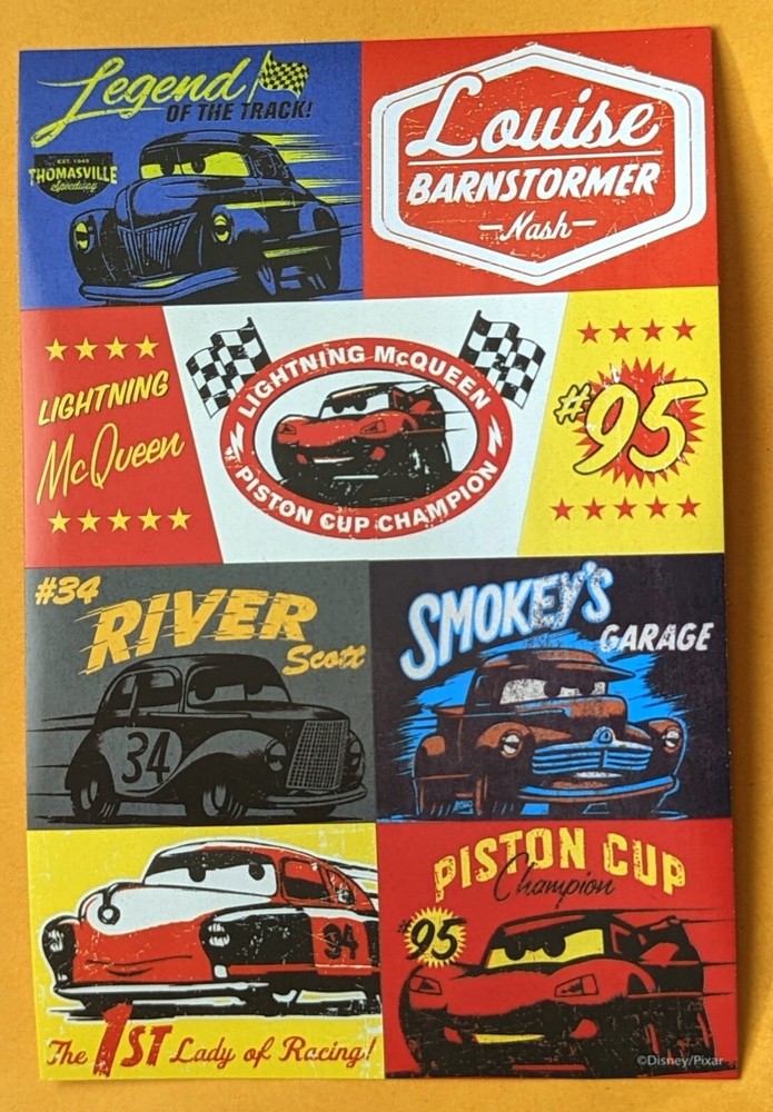 Disney Pixar Cars Sticker Single Sheet