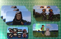 Custom Arcade Marquee Sticker Decal Holographic Glossy Vinyl @2×6”