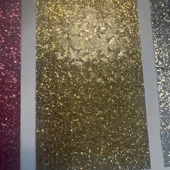 Vintage 80s Stickers Shimmer Glitter Nail Stickers Includes Pink, Gold, Silver
