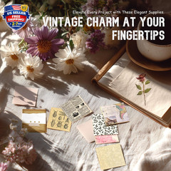 450 PCS Vintage Scrapbook Supplies Junk Journal Supplies, Scrapbook Supplies …