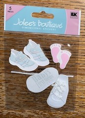 RARE !! Jolees Baby’s 1st Steps Shoes Footprints Boy Or Girl READ DESCRIPTION!!!