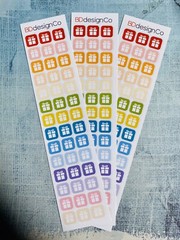 42 Gift Box Birthday Stickers for All Types of Planners