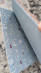 Martha Stewart Crafts 2 Adhesive Border & 2 6.75×4.74 pads Christmas Foil Accent