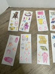 Vintage 1999 Creative Memories Newborn Baby Girl Scrapbook Sticker Sheets Set