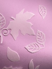Botanical vellum die cuts, translucent leaves and flowers for cards,scrapbooking