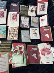 Mixed Lot cards, gift bags, card holder, name tags