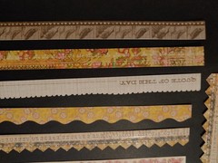 Vintage – Strip Stickers 3/4 in x 11.5 in LG- Variety – comes as a set as shown
