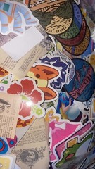 Surprise Lot of 50 Random Stickers – Includes Die Cuts/Sticker Flakes!