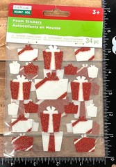 Creatology Holiday Foam Gift Box Stickers 34 Pc Embellishment Present 367987