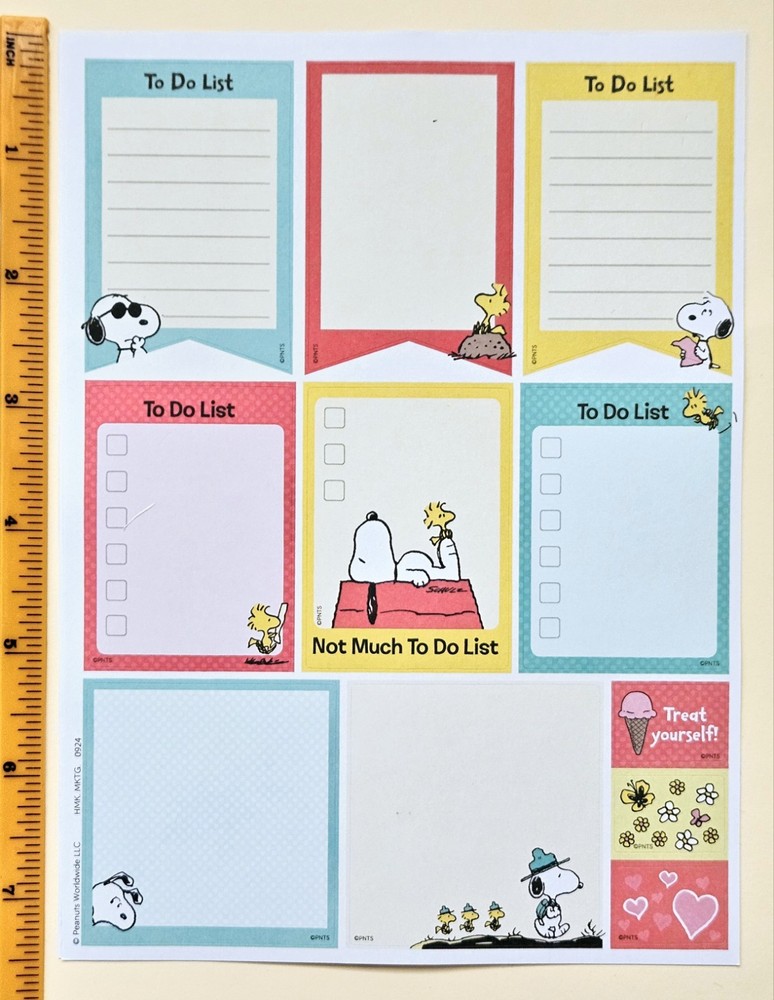 Peanuts «Snoopy & Friends»/ Sticker sheet Large Format