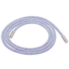 6mm x 120cm Rhinestone Tube Rope Bling Crystal White Mesh Light Purple Sequins