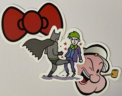 ENTERTAINMENT￼ ASSORTMENT Stickers(3pc)Super Hero’s•Zombie •Animals•Garfield• ￼