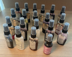 19 Tattered Angels Glimmer Mist 2 oz Spray Lot Deep Plum Timeless Lilac Pearl +