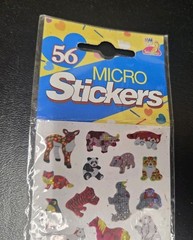 TWIN SEVEN Animal 56 MICRO Stickers Pack Vintage new dogs farm stationary