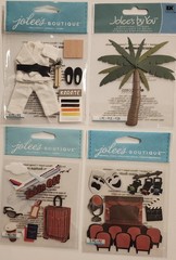 JOLEE’S BOUTIQUE Lot of 17 Dimensional Scrapbooking Stickers ASSORTED MIX