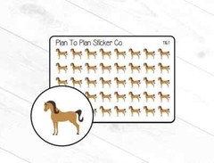 1161~~Horse Planner Stickers.