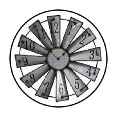 48 WINDMILL CLOCK. ENVELOPE SEALS LABELS STICKERS 1.2″ ROUND