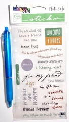 Friends Stickers Scrapbooking Card Making Journal Planner Sticko