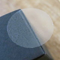 Round Transparent Stickers 3000PCS Self Adhesive Wrapping Box Sealing Clear