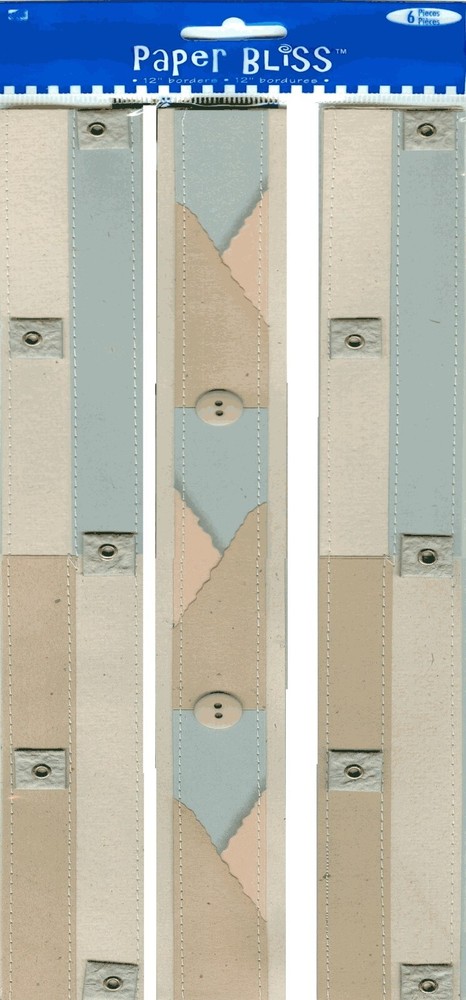 Borders, Earthtones, 3D scrapbook borders- Paper Bliss 29053-PE-040