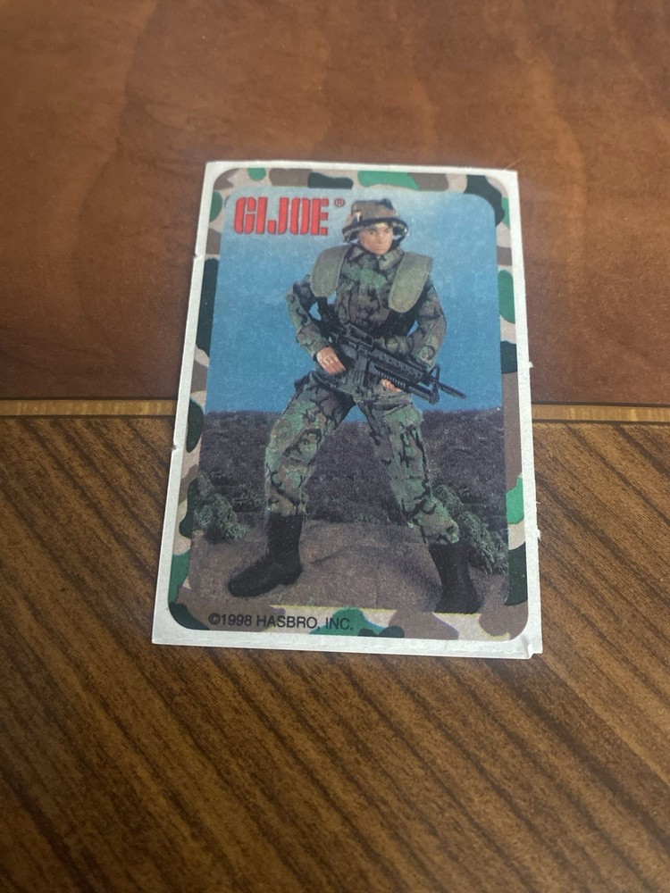 Vintage SmileMakers GIJOE action Figure Sticker Mod 2×4 Inches