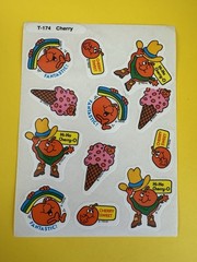 Vintage Trend Enterprises Scratch And Sniff Stinky Stickers Sheet 80’s