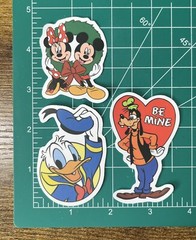 DISNEY Mickey Minnie Mouse Donald Daisy Duck Goofy Pluto Friends Stickers