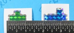 Prismatic Multi Color Cross Stickers Lot Of 4